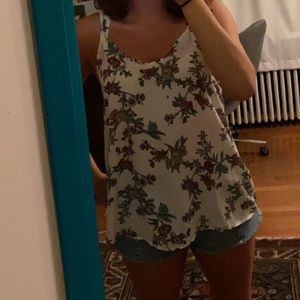 floral tank top!
